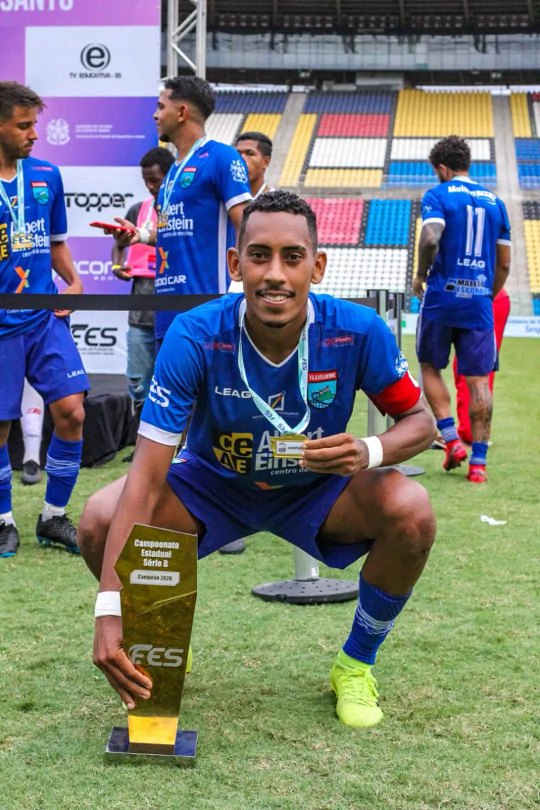 Iranildo campeão pelo Vilavelhense em 2020